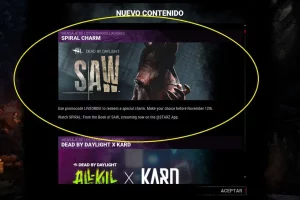 Codigos de Dead By Daylight Diciembre